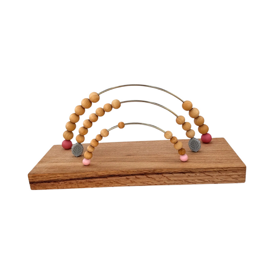 Triple Ring Wooden Abacus