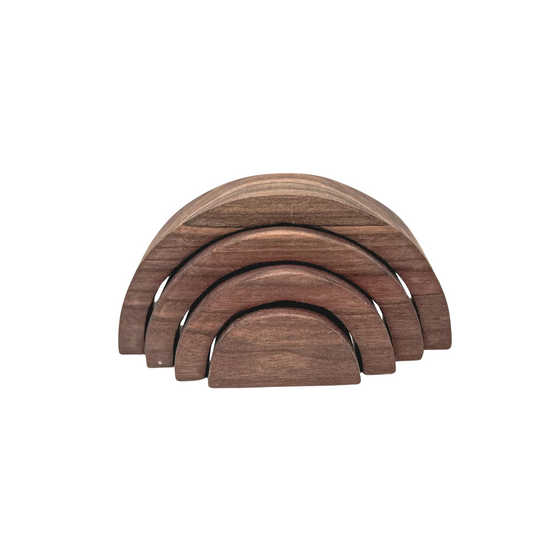 Walnut Wooden Rainbow