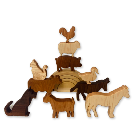 Wooden Farm Animals