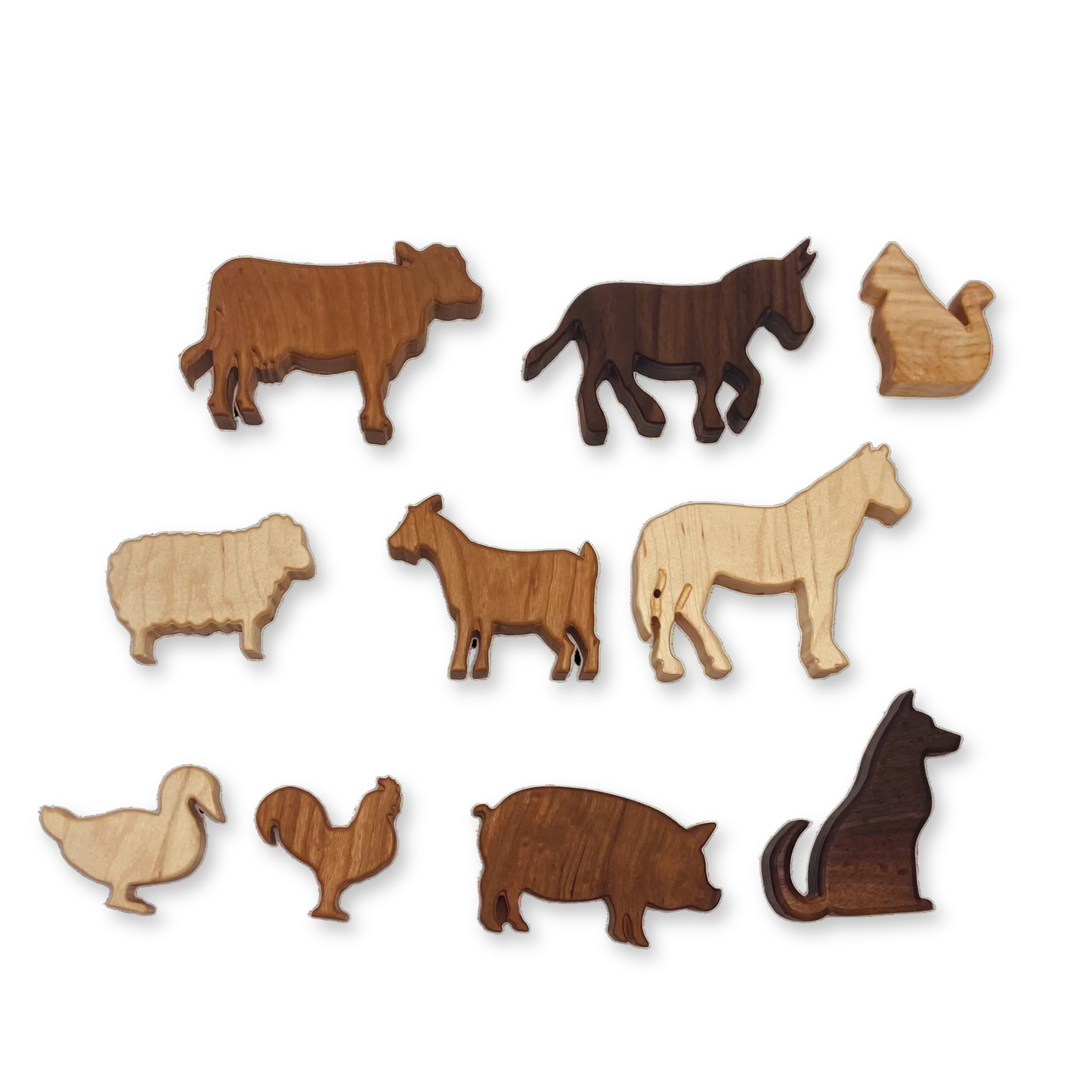 Wooden Farm Animals