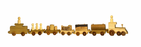 Wooden Train Complete Set