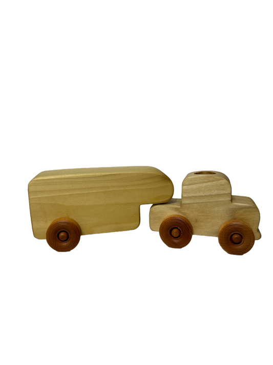 Wooden Transport Truck