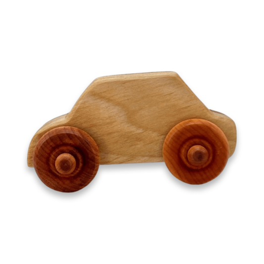 Mini Flat-Top Wooden Car