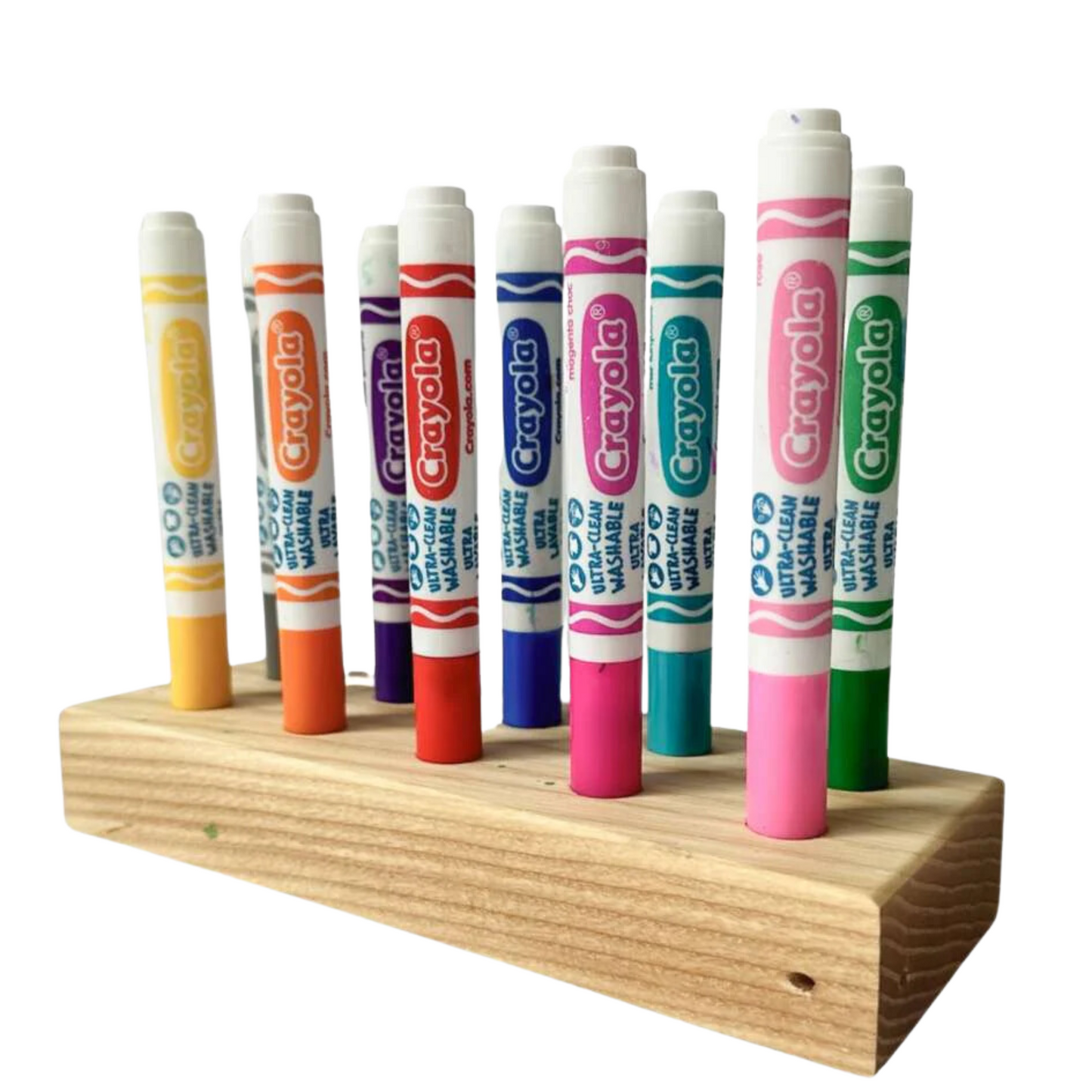 Wooden Marker Organizer